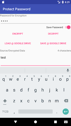 Protect Password Screen 2