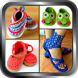 DIY Shoes Crochet Baby Booties Slipper ladies Home icon