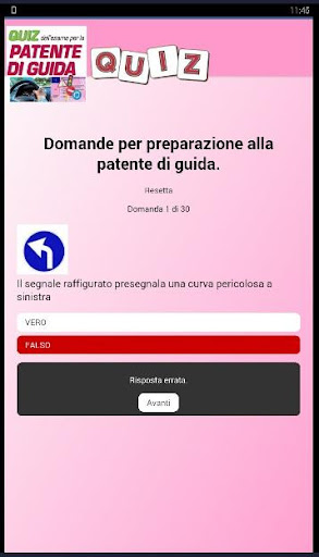 Patente quiz Screen 2