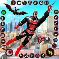 Bat Hero Dark Crime City Game