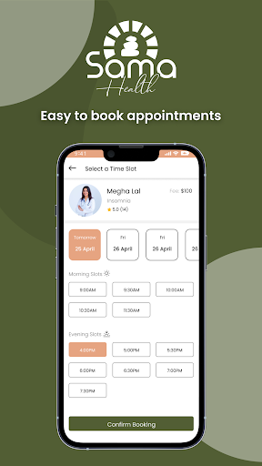 Sama Health Screen 3
