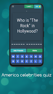 America celebrities quiz