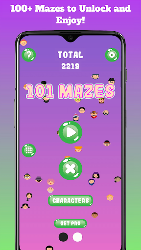 Android application 101 Mazes screenshort