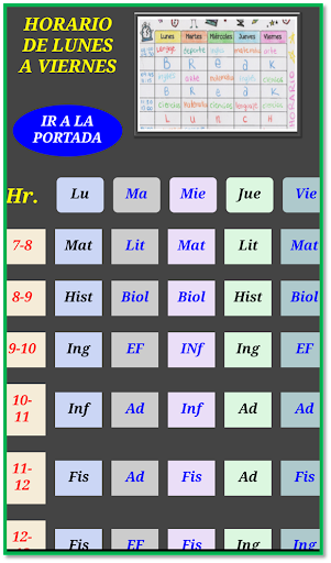 CALENDARIO ESCOLAR xMATERIAyhr Screen 2