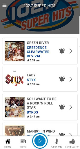 102.7 Super Hits Screen 2
