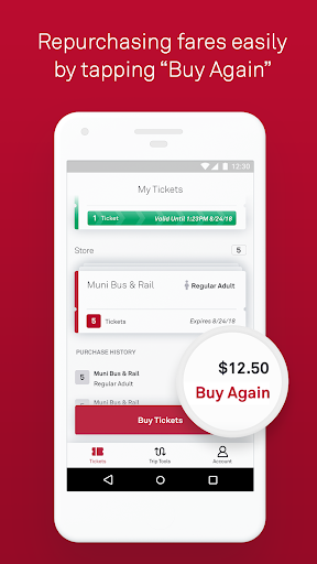 MuniMobile screenshot
