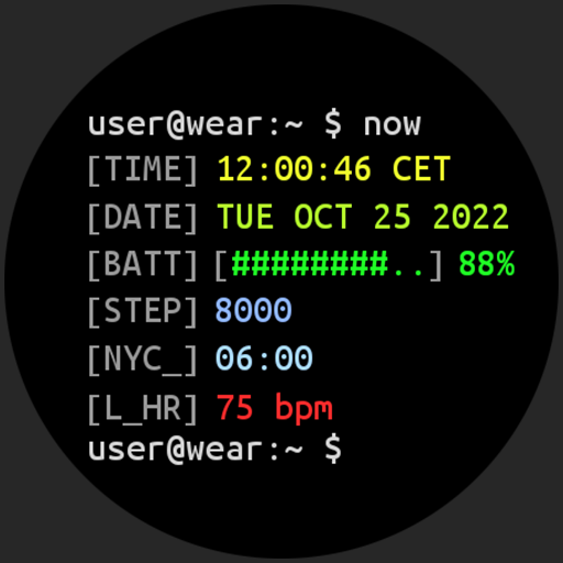 Terminal Watch face logo