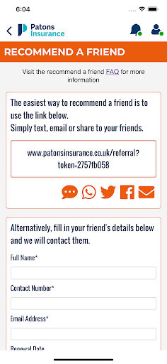 Patons Insurance Screen 3