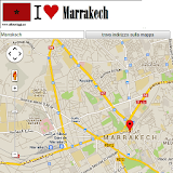 Marrakech map icon