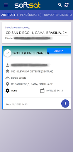 Chamados Mobile Screen 2