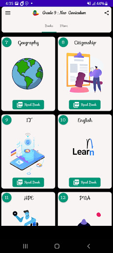 Grade 9 Books : New Curriculum Screen 2