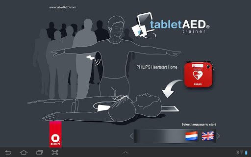 TabletAED Philips HS Home Screen 2