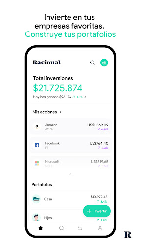 Android application Racional screenshort