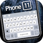 Cover Image of डाउनलोड स्पेस ग्रे फोन 11 प्रो कीबोर्ड थीम 6.0.1122_8 APK