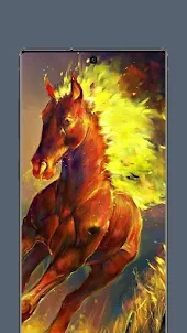 Fire horse Wallpaper