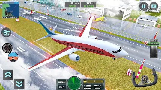 Pilot Flug Simulator Spiele