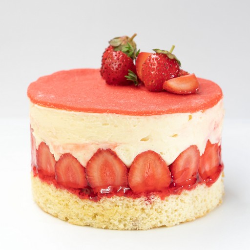Strawberry Cake Wallpaper logo