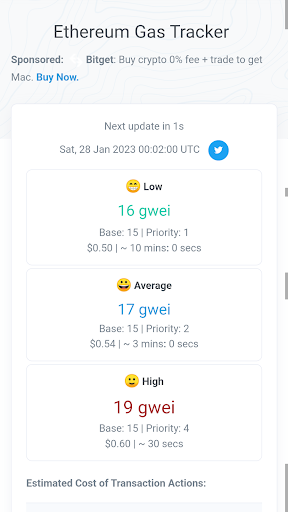 Etherscan: Ethereum Explorer Screen 2