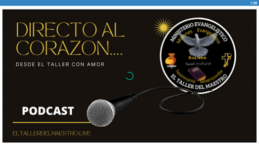 Android application DIRECTO AL CORAZON PODCAST screenshort