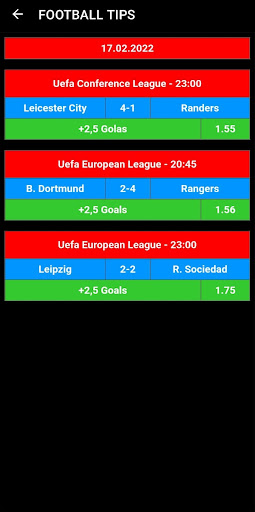 BETA TIPS BET Screen 3