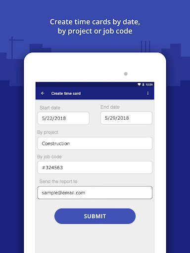 Punch In / Out Timesheet App Screen 2