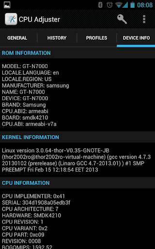 CPU Adjuster应用截图