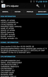 CPU Adjuster Screenshot