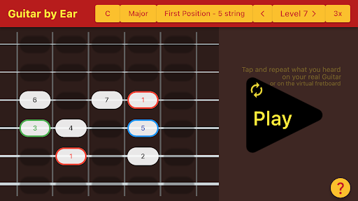 Android application Guitar by Ear screenshort
