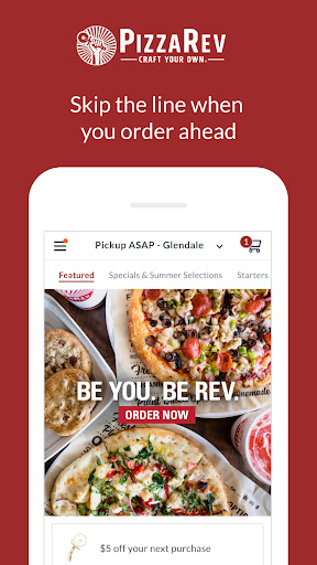 Android application PizzaRev screenshort