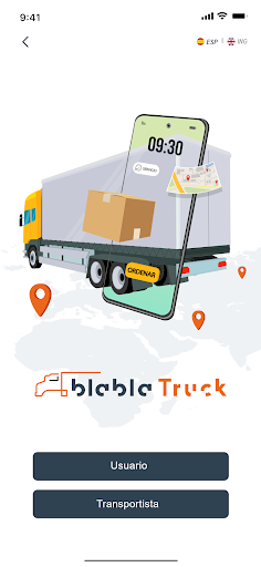 Android application BlablaTruck screenshort