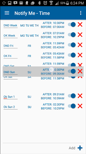 Notify Me Screen 3