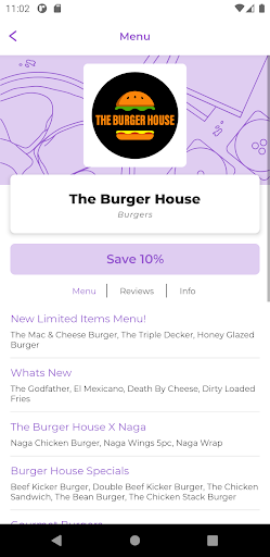 The Burger House NP20 Screen 2