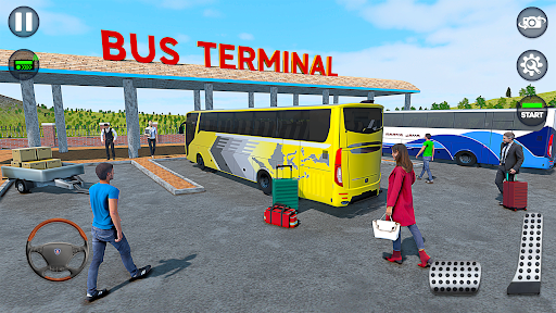 Android application American Bus Simulator Game 3D screenshort