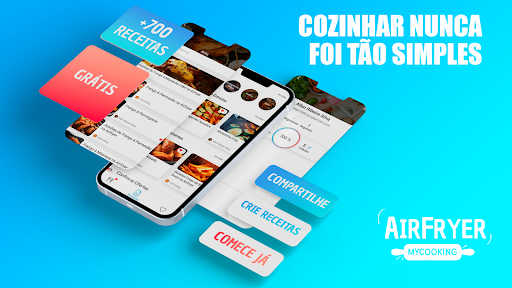 Android application AirFryer: Gerador de Receitas screenshort