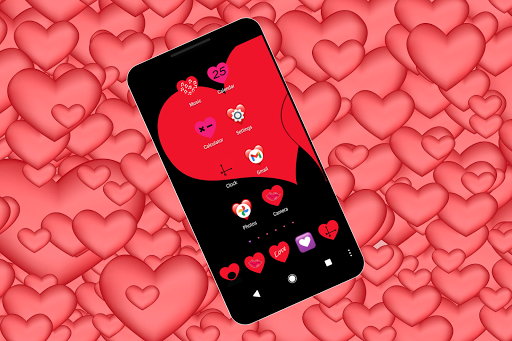 Android application Love Theme screenshort