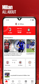 Screenshot 1 Milan Fan android