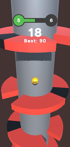 Android application Helix Jumping Game screenshort