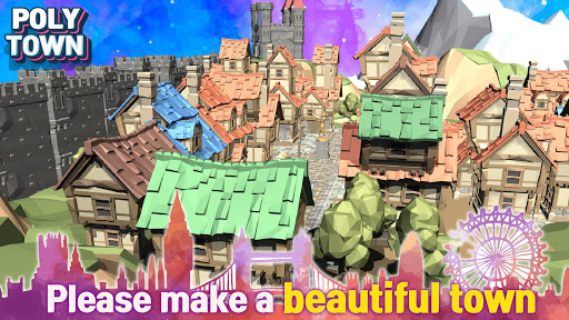 Android application Poly Town - build screenshort