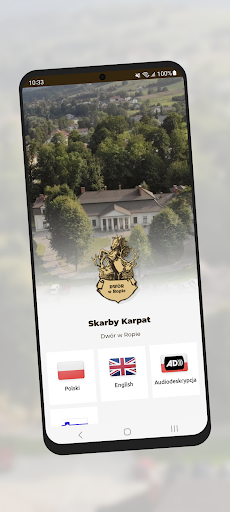 Android application Skarby Karpat screenshort