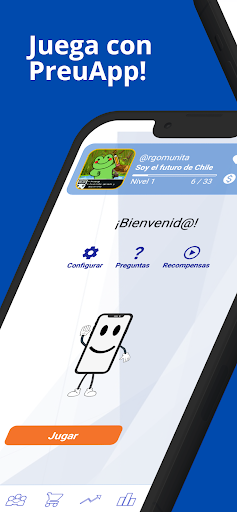 Android application PreuApp: Prepara la PAES screenshort
