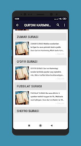 Uzbek translation of the Holy Quran