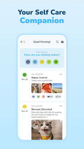 Screenshot of Prosper: Self Care Companion