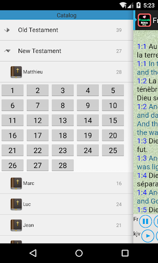 French English Audio Bible Screen 2