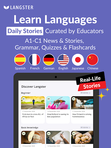 Screenshot of Langster: Language Learning