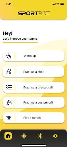 Sportbot Screen 2