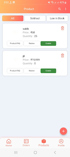 eCity Seller Screen 2