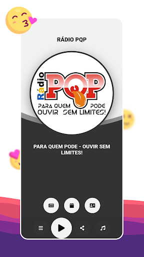 Android application Rádio PQP screenshort