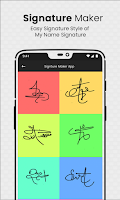 screenshot of Perfect Signature Maker