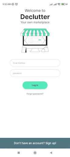 Android application Declutter Mall screenshort