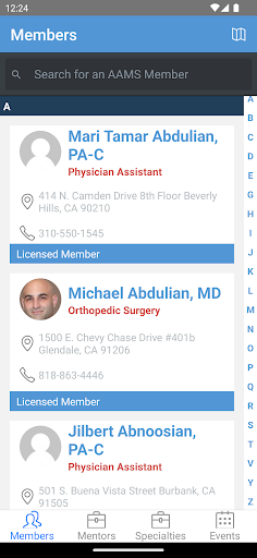 AAMS Members Screenshot 1 - AppWisp.com